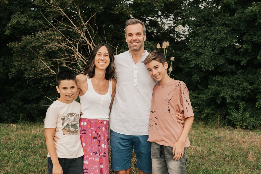 Fotografía de familia Vitoria Gasteiz
